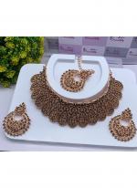 New Copper Alloy Gold Plated Necklace Set